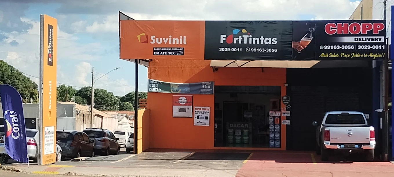 Vista da unidade FortTintas em Campo Grande MS